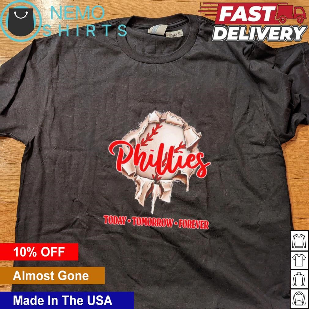 Philadelphia Phillies inside me today tomorrow - Adult & Kids T-Shirts, Sweatshirts & Hoodies apparel design preview 4