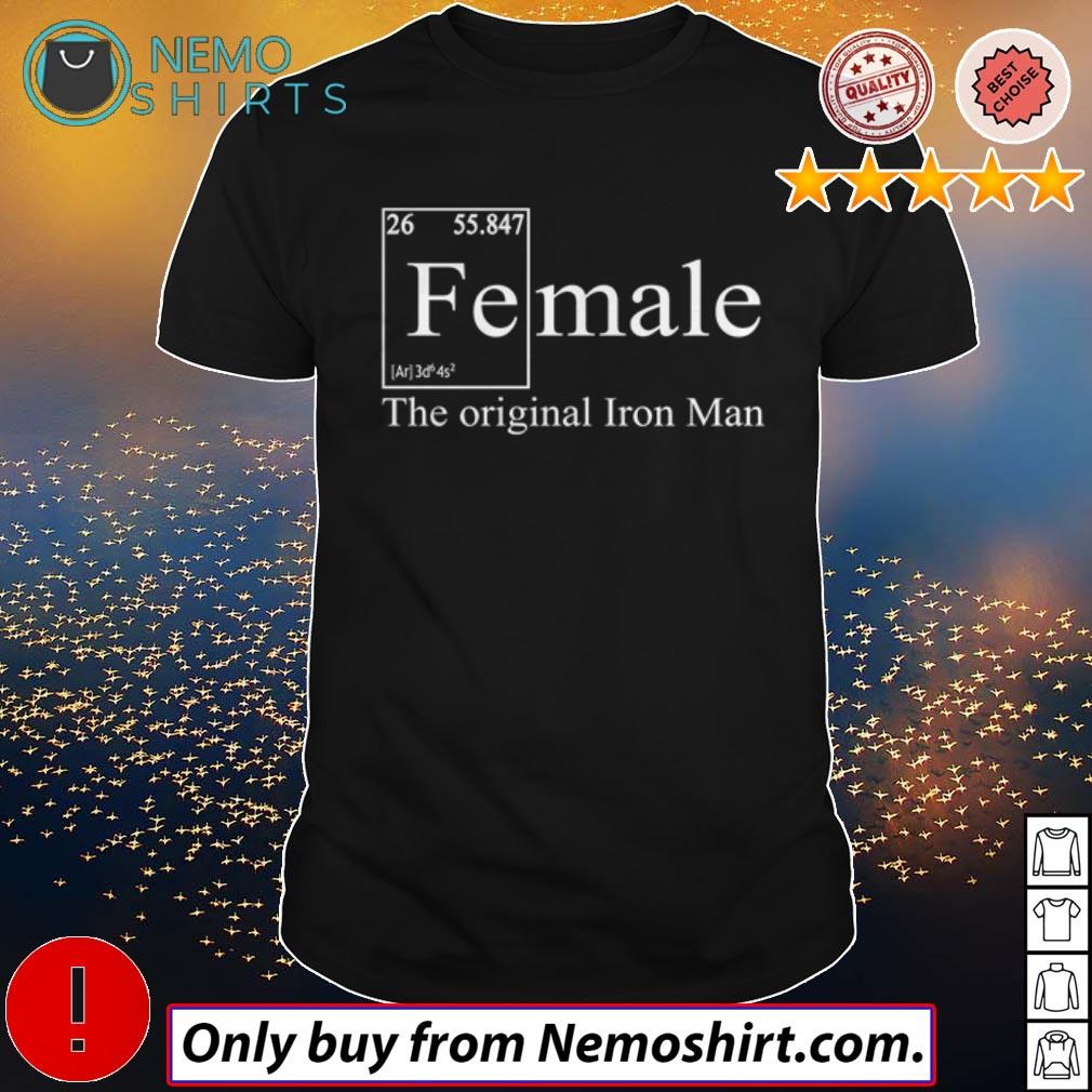 Female The original Iron Man - Adult & Kids T-Shirts, Sweatshirts & Hoodies apparel design preview 1