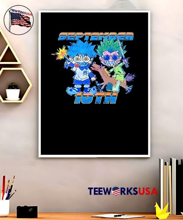 September 10th Gon and Killua Hunter x Characters - Adult & Kids T-Shirts, Sweatshirts & Hoodies apparel design preview 5