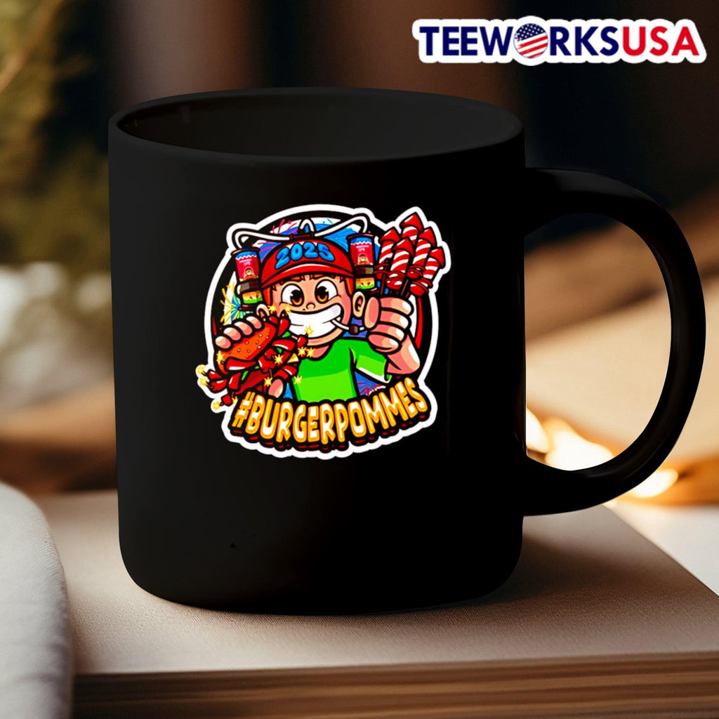 Burgerpommes 2025 - Adult & Kids T-Shirts, Sweatshirts & Hoodies apparel design preview 3