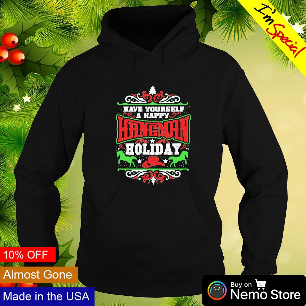 Have yourself a happy Hangman holiday Adam Page 2022 - Adult & Kids T-Shirts, Sweatshirts & Hoodies apparel design preview 2