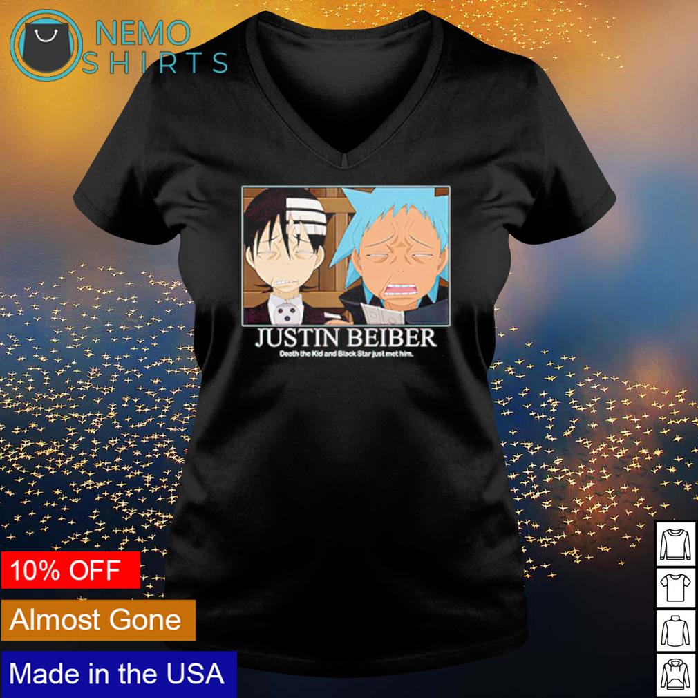 Justin Bieber death the kid and black star just met - Adult & Kids T-Shirts, Sweatshirts & Hoodies apparel design preview 5