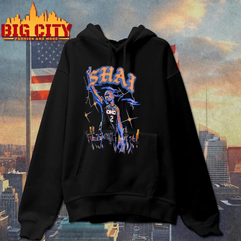 Shai Gilgeous-Alexander Oklahoma City Thunder - Adult & Kids T-Shirts, Sweatshirts & Hoodies apparel design preview 2