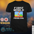 Mario first world problems - Adult & Kids T-Shirts, Sweatshirts & Hoodies apparel design preview 1