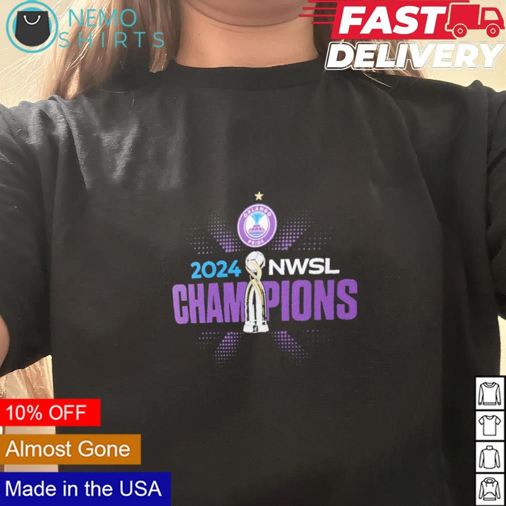 Orlando Pride 2024 NWSL champions - Adult & Kids T-Shirts, Sweatshirts & Hoodies apparel design preview 3