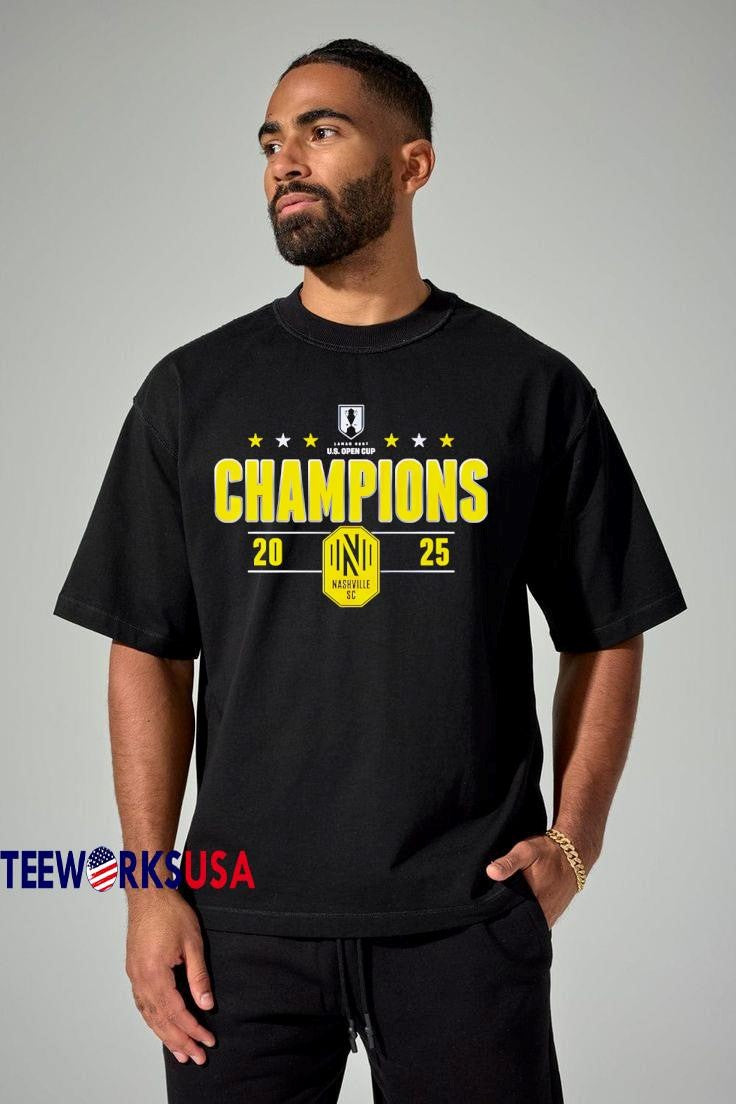 Nashville SC 2025 Lamar Hunt U.S. Open Cup Champions - Adult & Kids T-Shirts, Sweatshirts & Hoodies apparel design preview 1