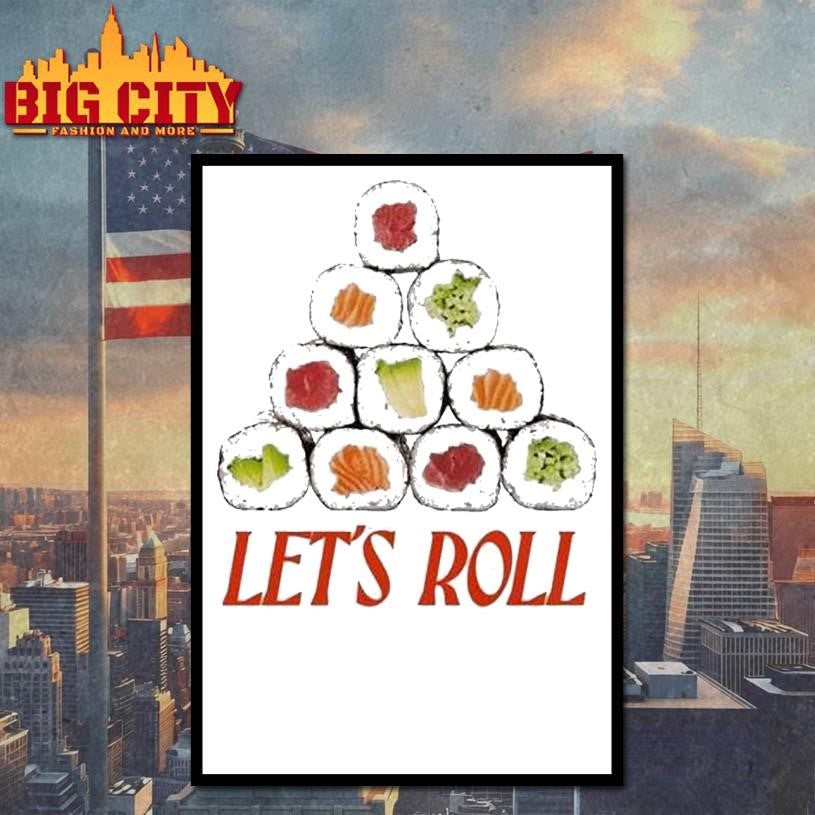 Let's Roll Sushi - Adult & Kids T-Shirts, Sweatshirts & Hoodies apparel design preview 4