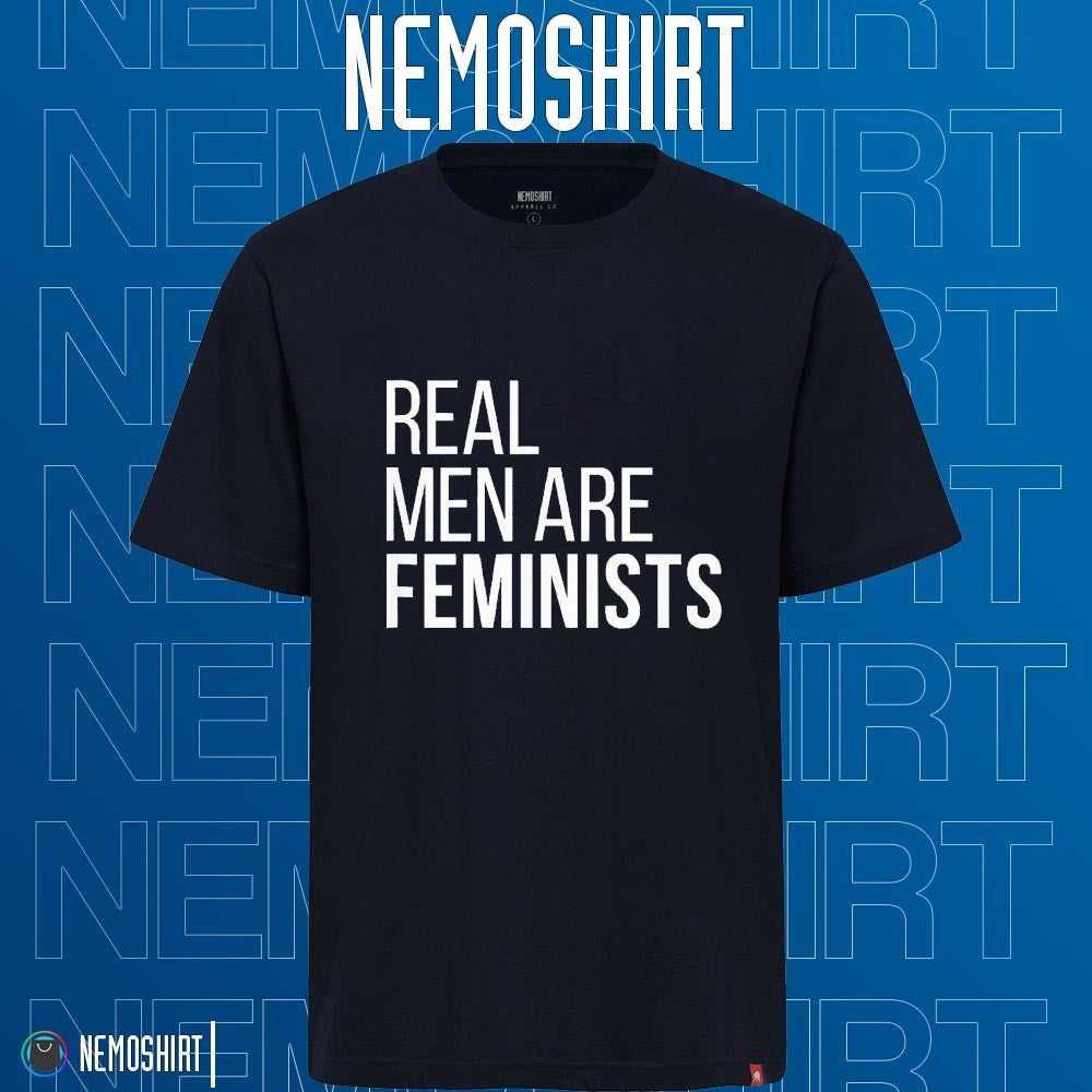 Real men are feminists - Adult & Kids T-Shirts, Sweatshirts & Hoodies apparel design preview 1