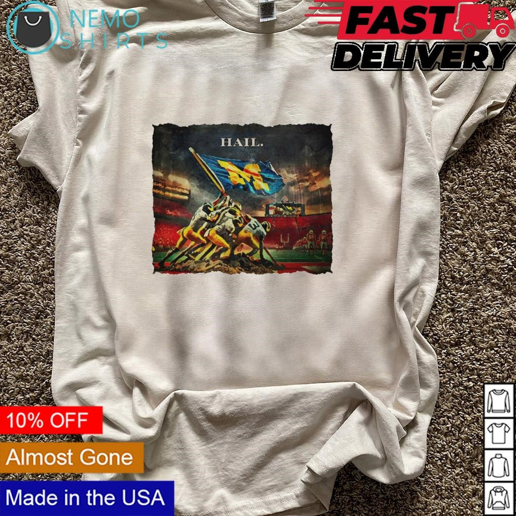 Hail Michigan Wolverines football win Ohio State - Adult & Kids T-Shirts, Sweatshirts & Hoodies apparel design preview 5