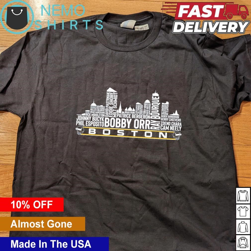 Boston Bruins players names city - Adult & Kids T-Shirts, Sweatshirts & Hoodies apparel design preview 4
