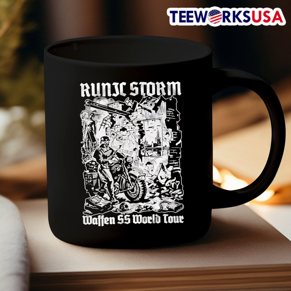 Waffen 44 World Tour - Adult & Kids T-Shirts, Sweatshirts & Hoodies apparel design preview 3