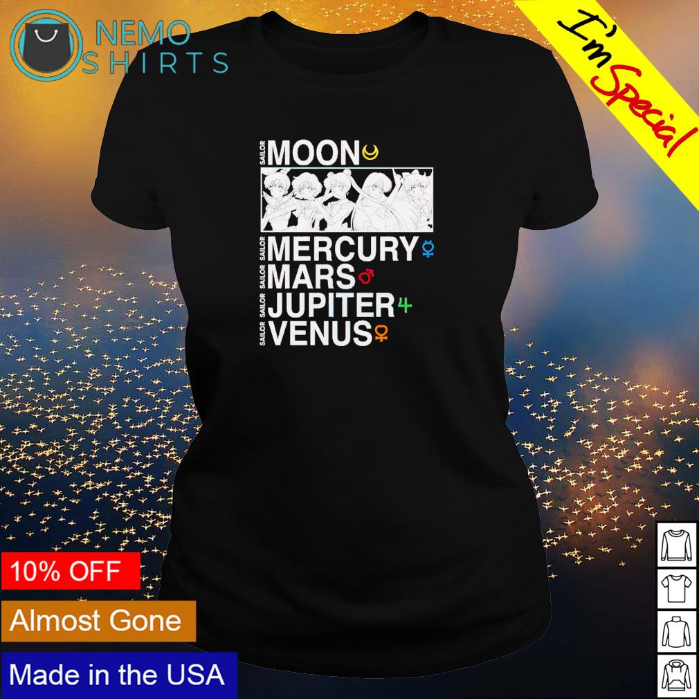 Sailor Moon mercury mars jupiter venus - Adult & Kids T-Shirts, Sweatshirts & Hoodies apparel design preview 3