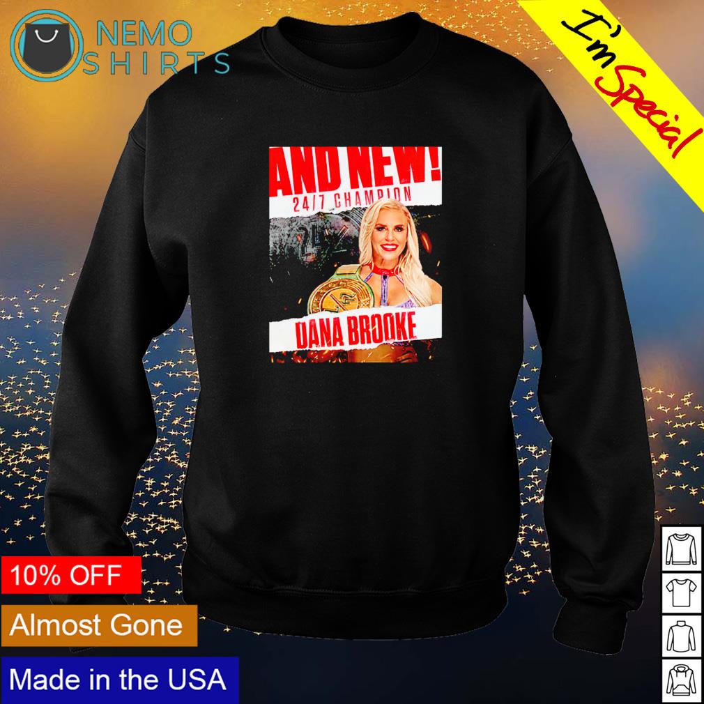 Dana Brooke and new 24 7 champions - Adult & Kids T-Shirts, Sweatshirts & Hoodies apparel design preview 4
