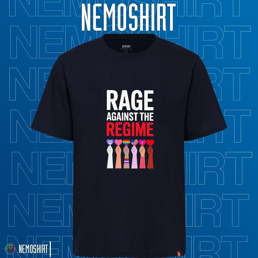 Rage against the regime LGBT pride - Adult & Kids T-Shirts, Sweatshirts & Hoodies apparel design preview 1