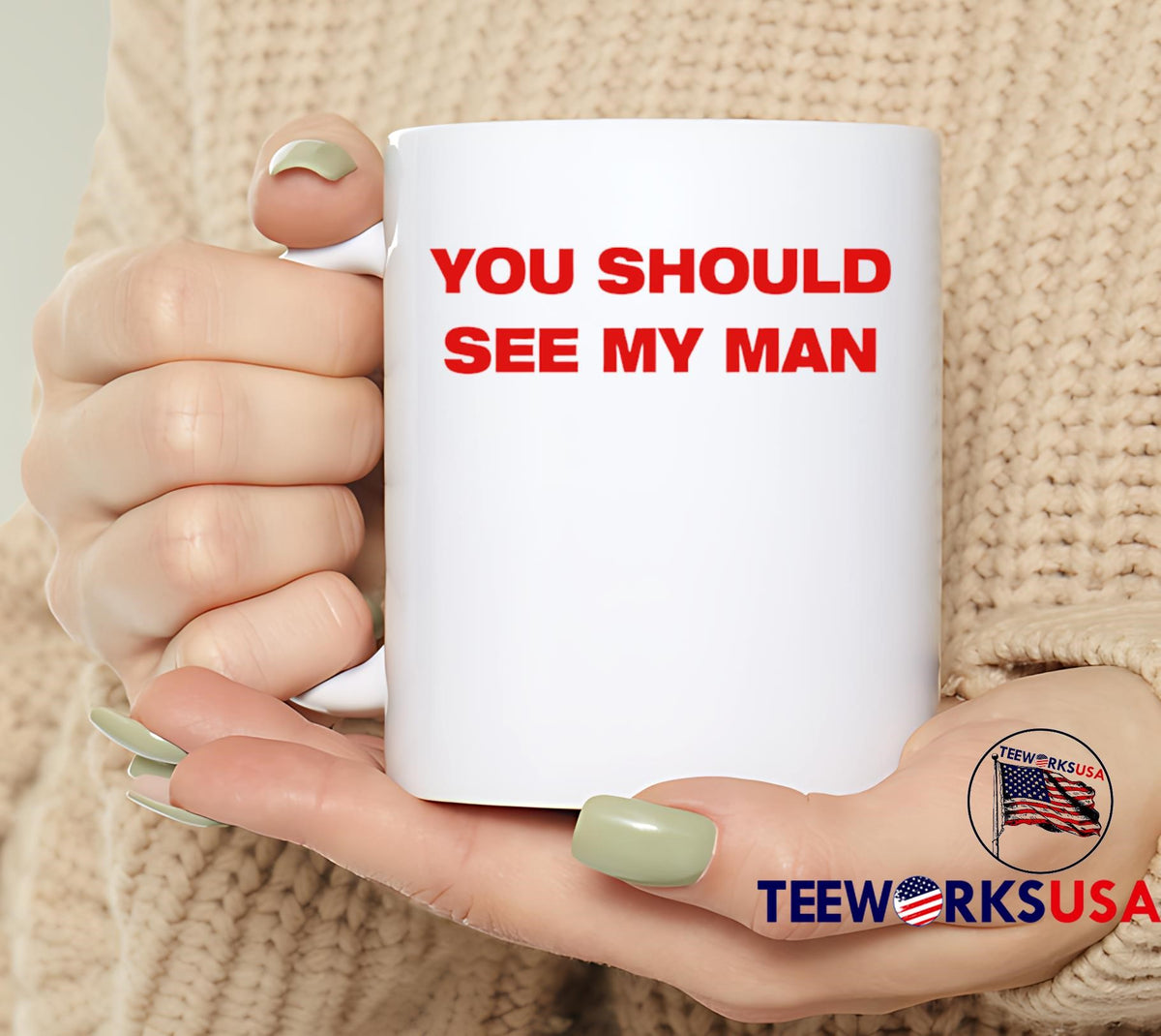 Injiverse You Should See My Man - Adult & Kids T-Shirts, Sweatshirts & Hoodies apparel design preview 6