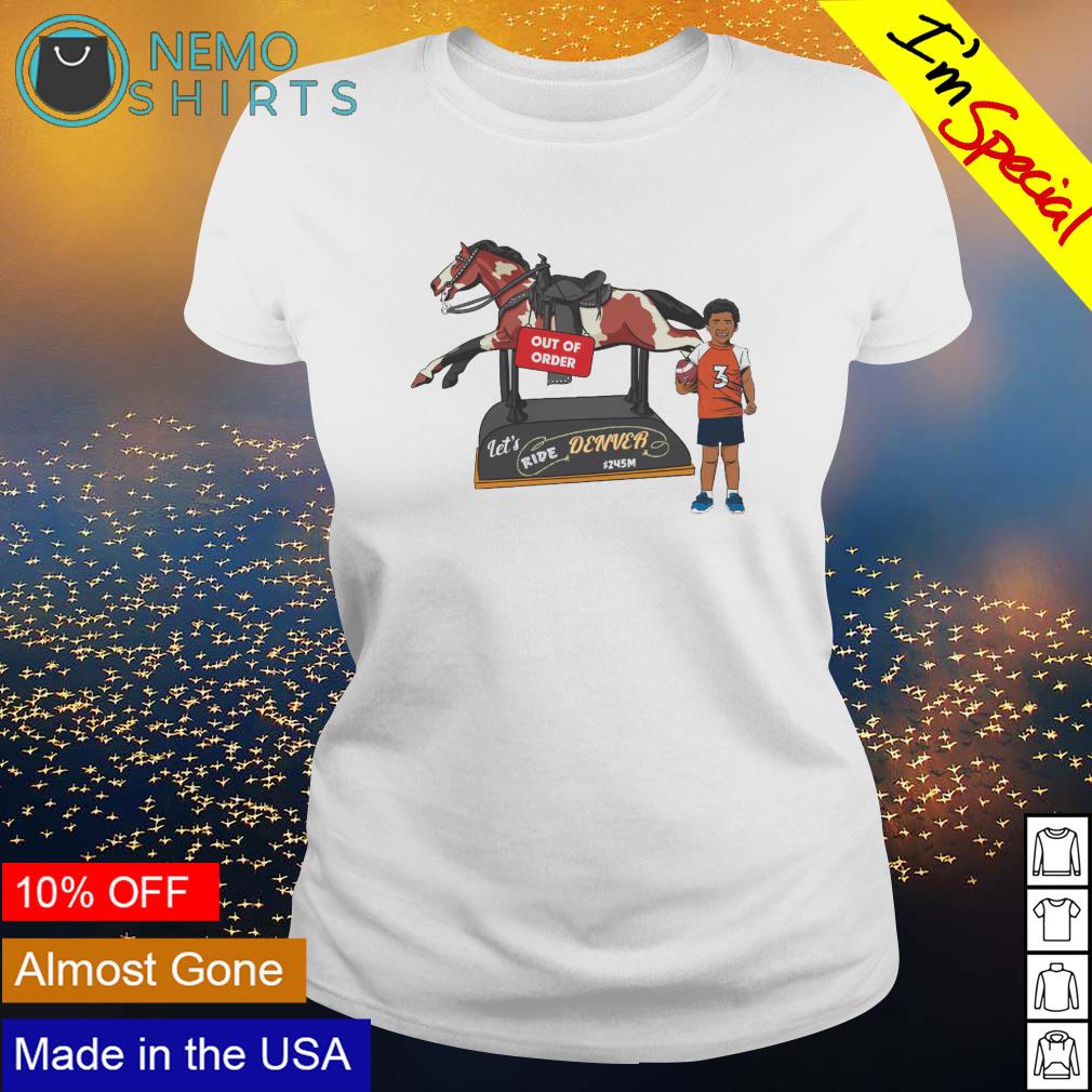 Let's ride Denver Broncos - Adult & Kids T-Shirts, Sweatshirts & Hoodies apparel design preview 3