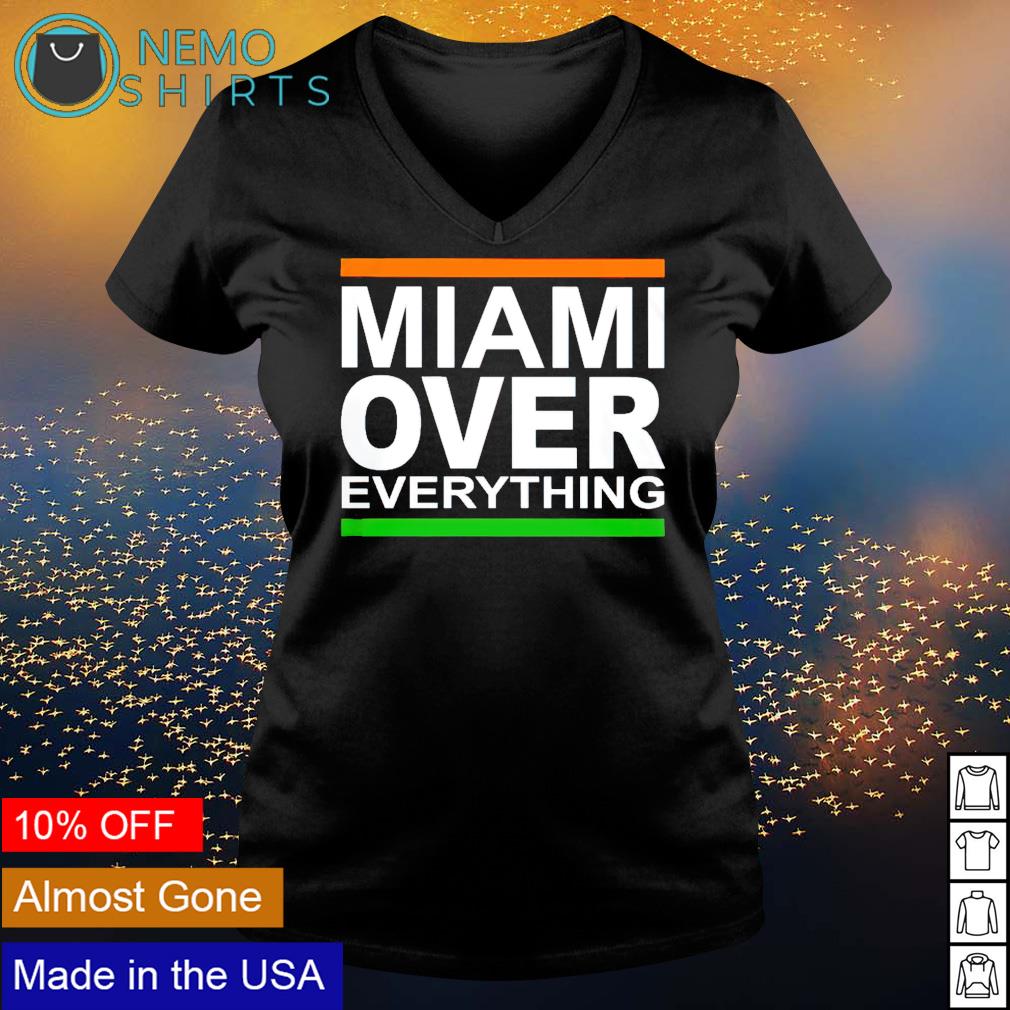 David Cooney Miami Hurricanes over everything - Adult & Kids T-Shirts, Sweatshirts & Hoodies apparel design preview 5