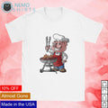 Grilling pig art - Adult & Kids T-Shirts, Sweatshirts & Hoodies apparel design preview 1