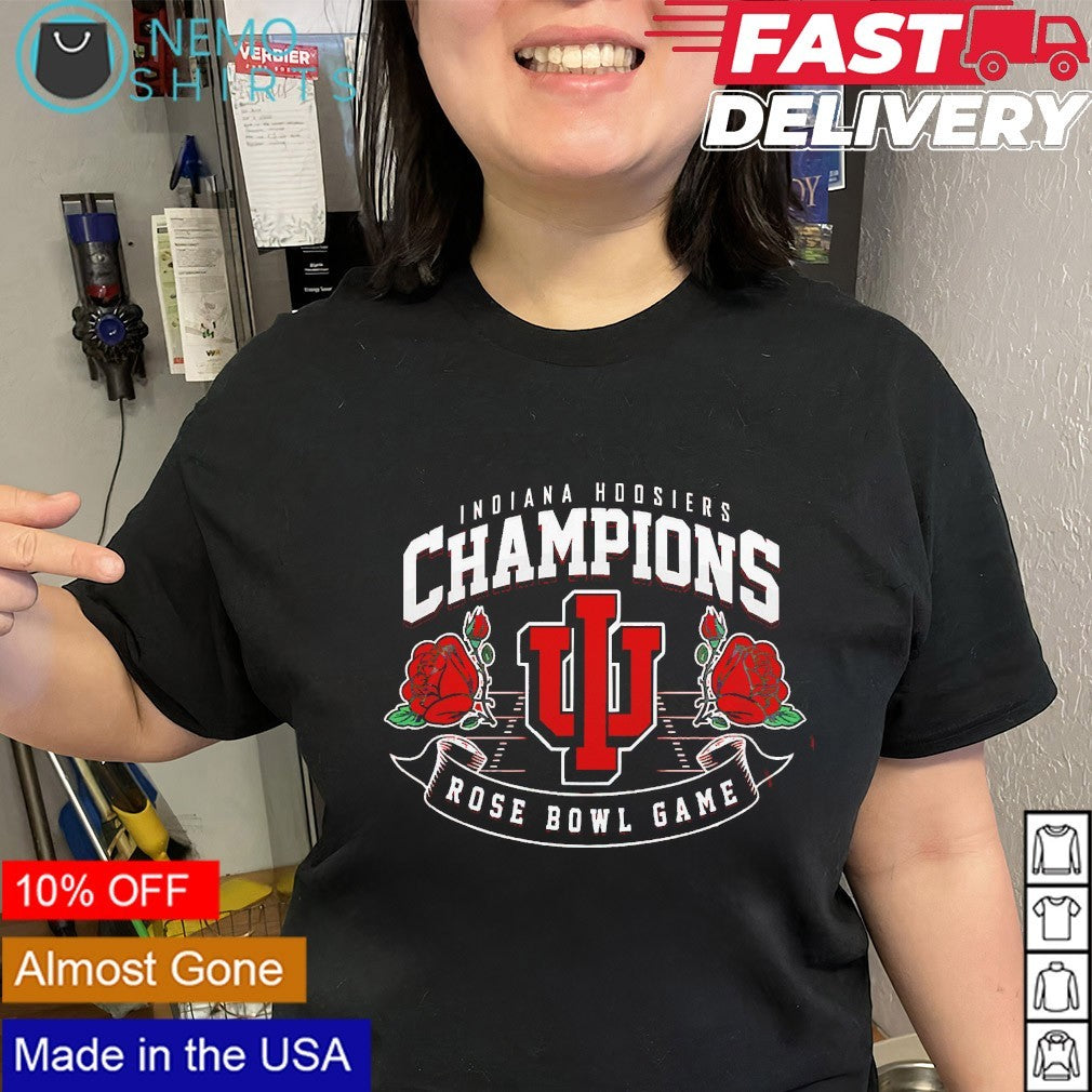Indiana Hoosiers 2026 Rose Bowl game champions - Adult & Kids T-Shirts, Sweatshirts & Hoodies apparel design preview 2