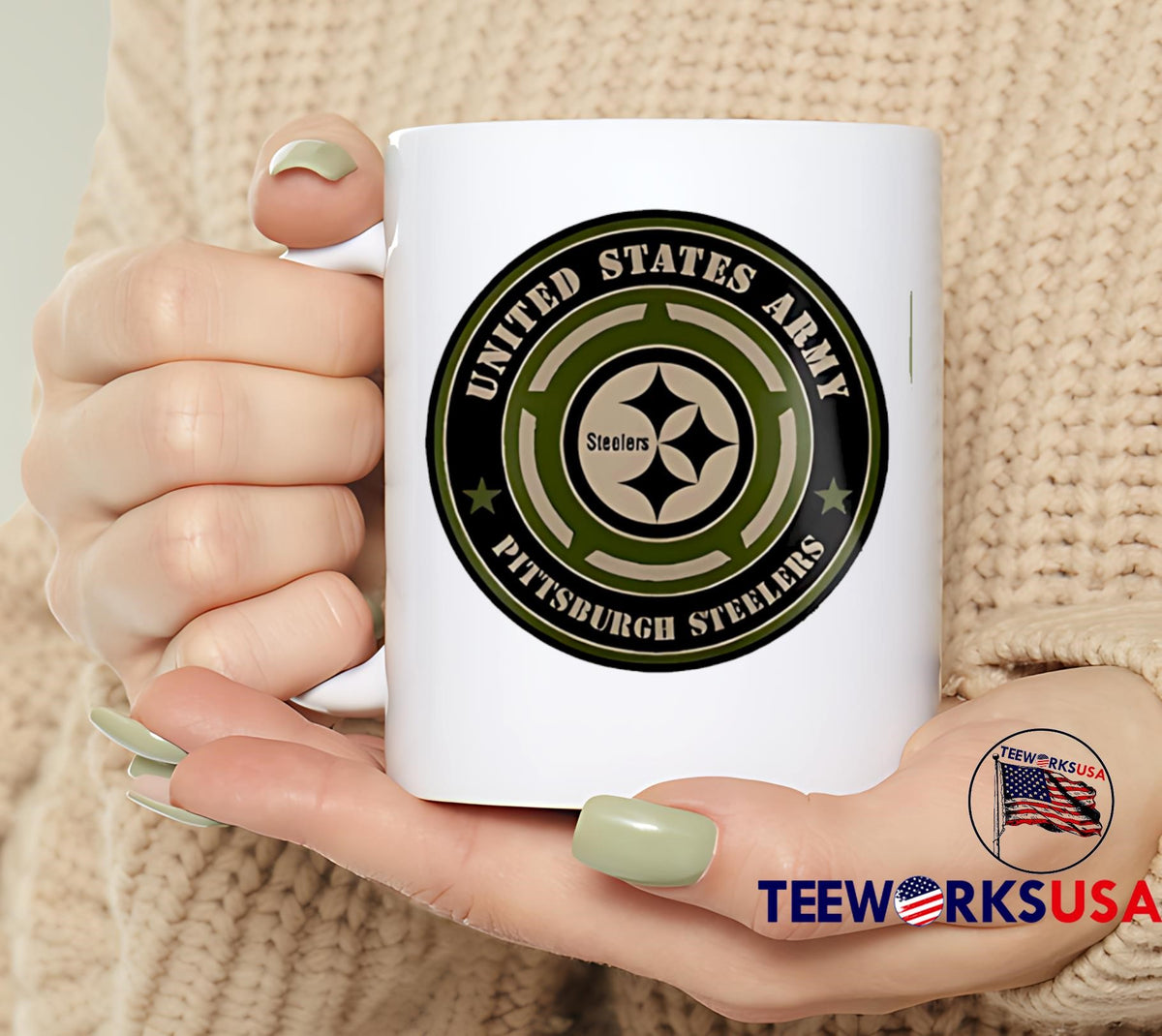 Steelers united states army military appreciation - Adult & Kids T-Shirts, Sweatshirts & Hoodies apparel design preview 6