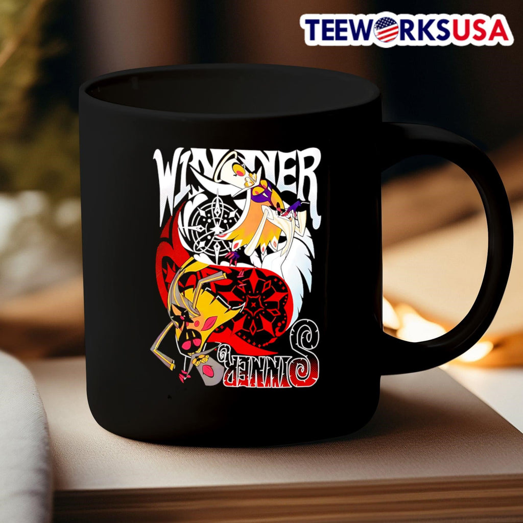 Hazbin Hotel Sir Pentious duo - Adult & Kids T-Shirts, Sweatshirts & Hoodies apparel design preview 3
