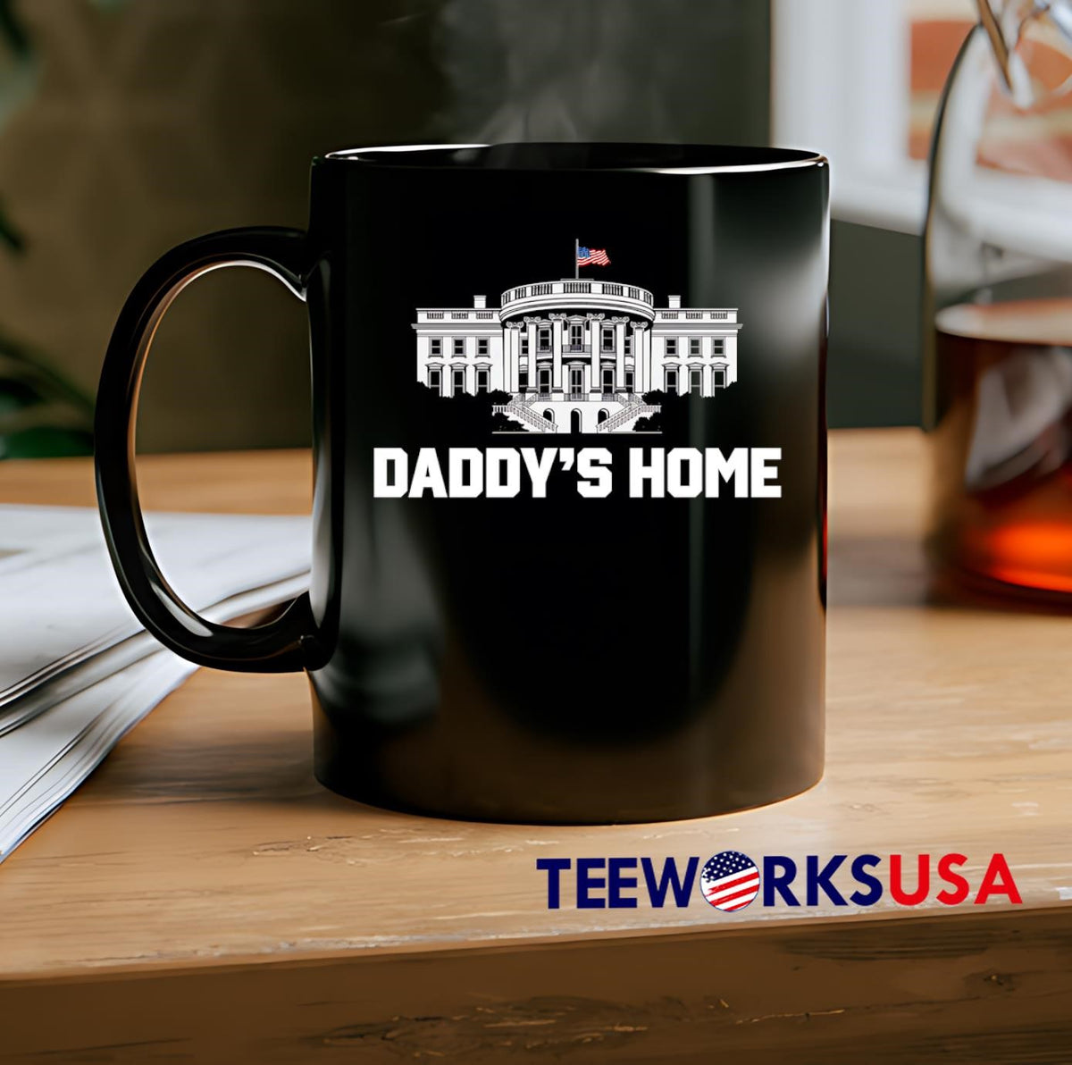 The White House Daddy's home - Adult & Kids T-Shirts, Sweatshirts & Hoodies apparel design preview 2