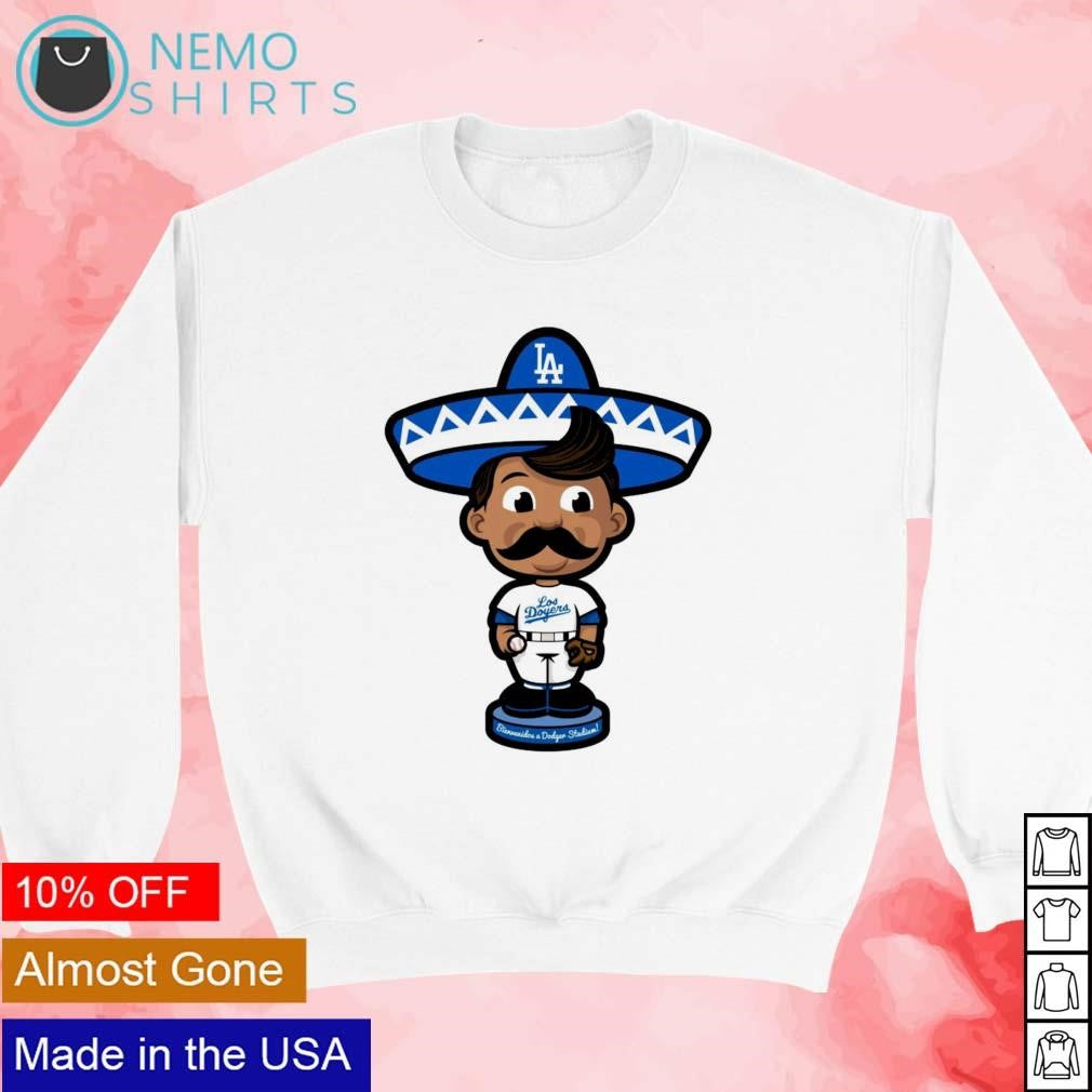 Bienvenidos bobblehead LA Dodgers - Adult & Kids T-Shirts, Sweatshirts & Hoodies apparel design preview 3