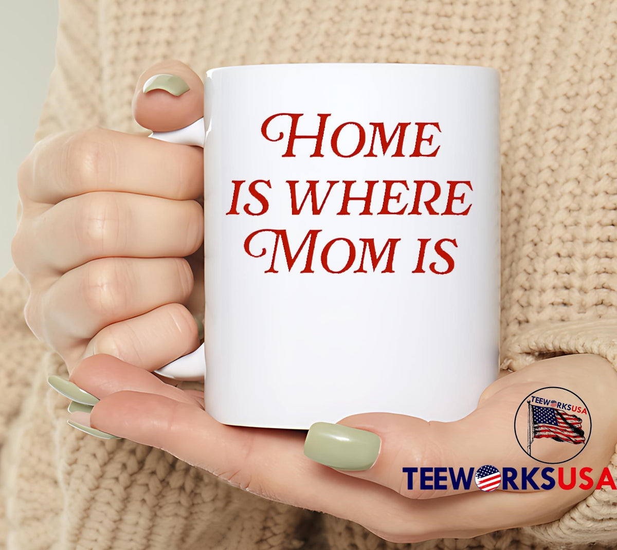 Home Is Where Mom - Adult & Kids T-Shirts, Sweatshirts & Hoodies apparel design preview 6