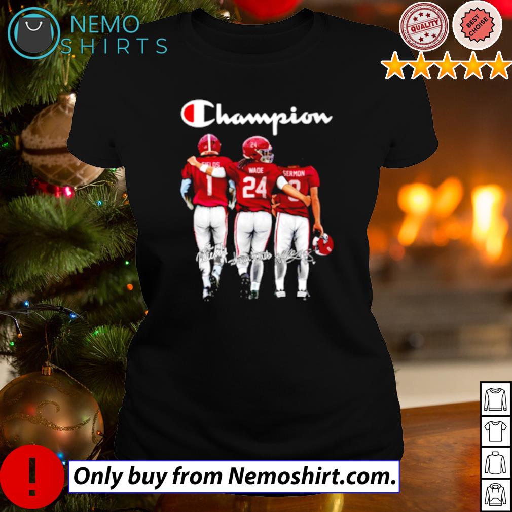 Ohio State Buckeyes champion Fields Wade Sermon - Adult & Kids T-Shirts, Sweatshirts & Hoodies apparel design preview 3