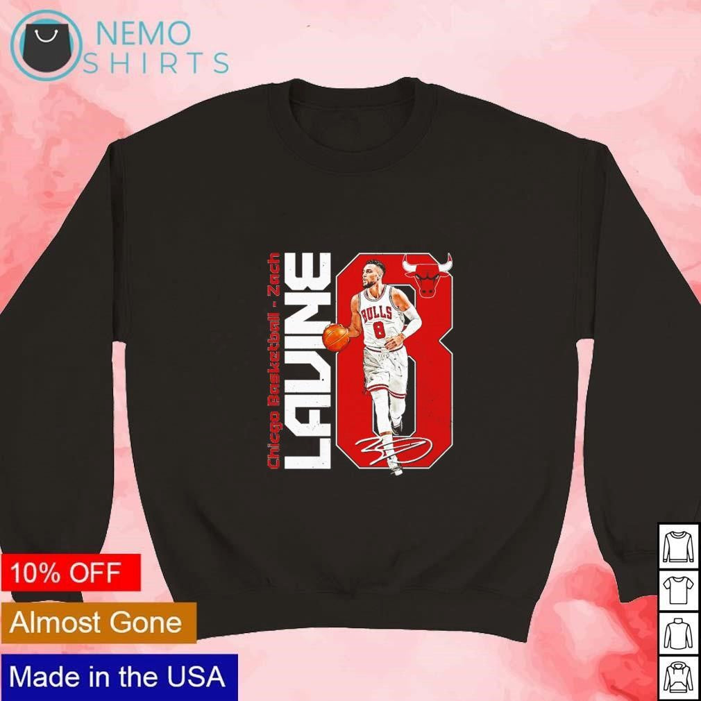 Zach Lavine Chicago Bulls signature stretch - Adult & Kids T-Shirts, Sweatshirts & Hoodies apparel design preview 3