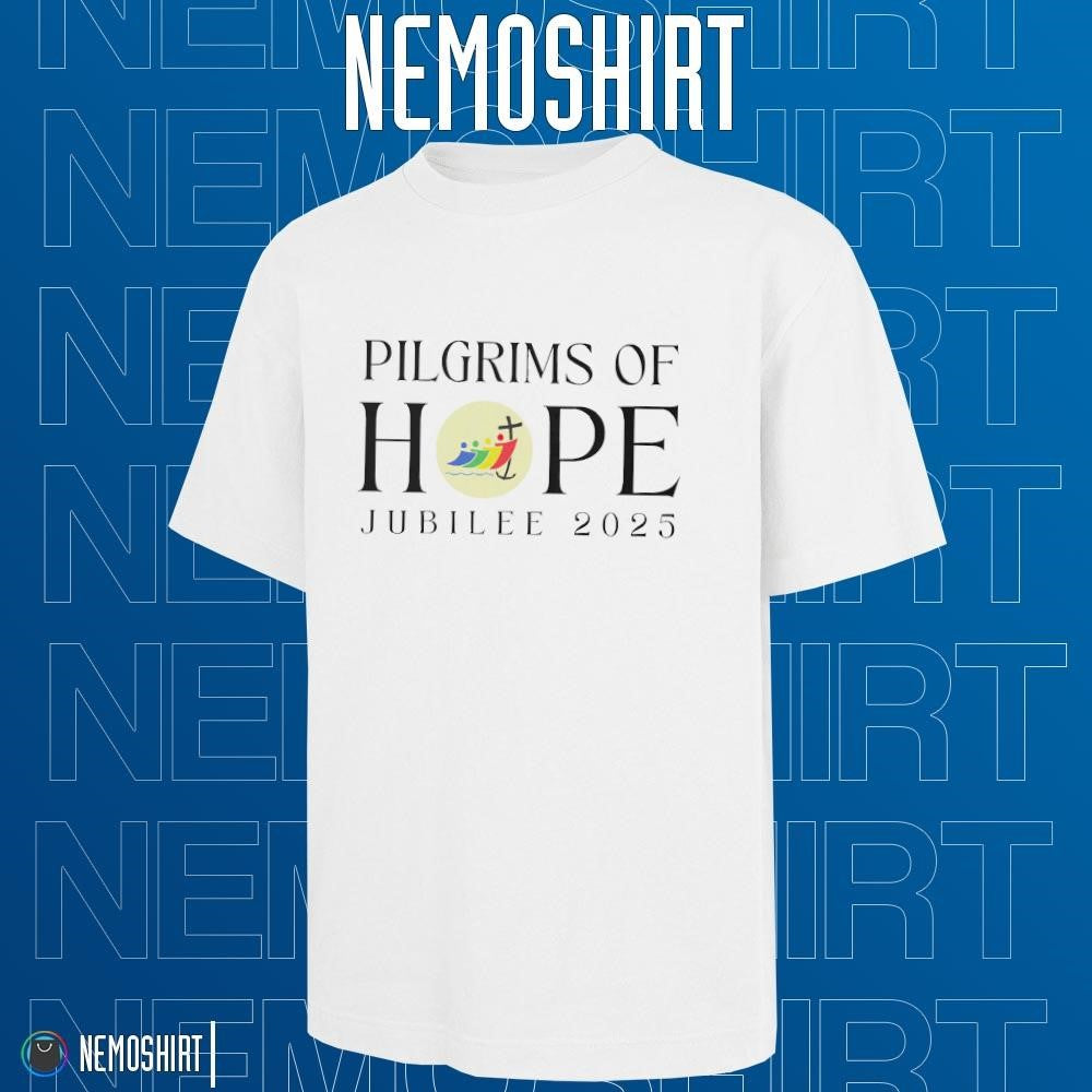 Pilgrims of hope Jubilee 2025 - Adult & Kids T-Shirts, Sweatshirts & Hoodies apparel design preview 1