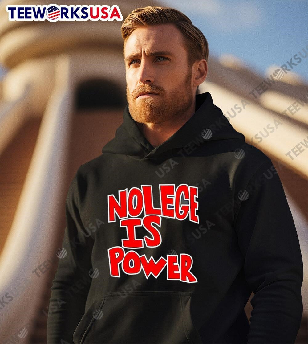 Nolege Is Power - Adult & Kids T-Shirts, Sweatshirts & Hoodies apparel design preview 2