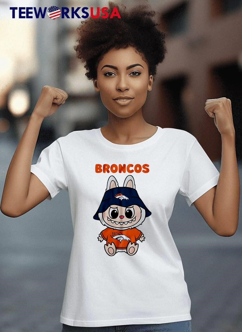 Labubu Denver Broncos football cute - Adult & Kids T-Shirts, Sweatshirts & Hoodies apparel design preview 8