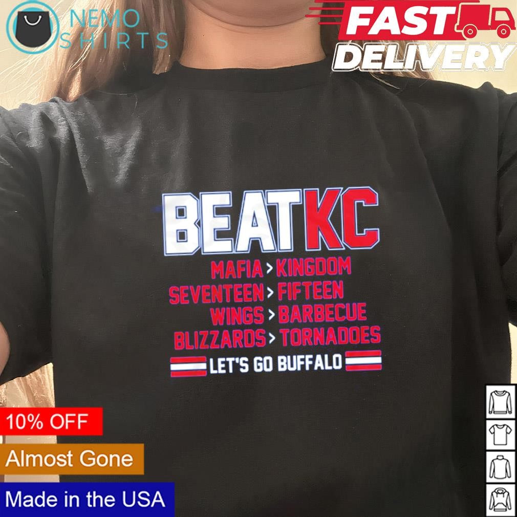 BeatKC let's go Buffalo Bills - Adult & Kids T-Shirts, Sweatshirts & Hoodies apparel design preview 3