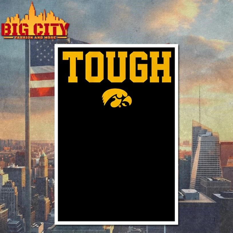 Iowa Basketball Tough College - Adult & Kids T-Shirts, Sweatshirts & Hoodies apparel design preview 4
