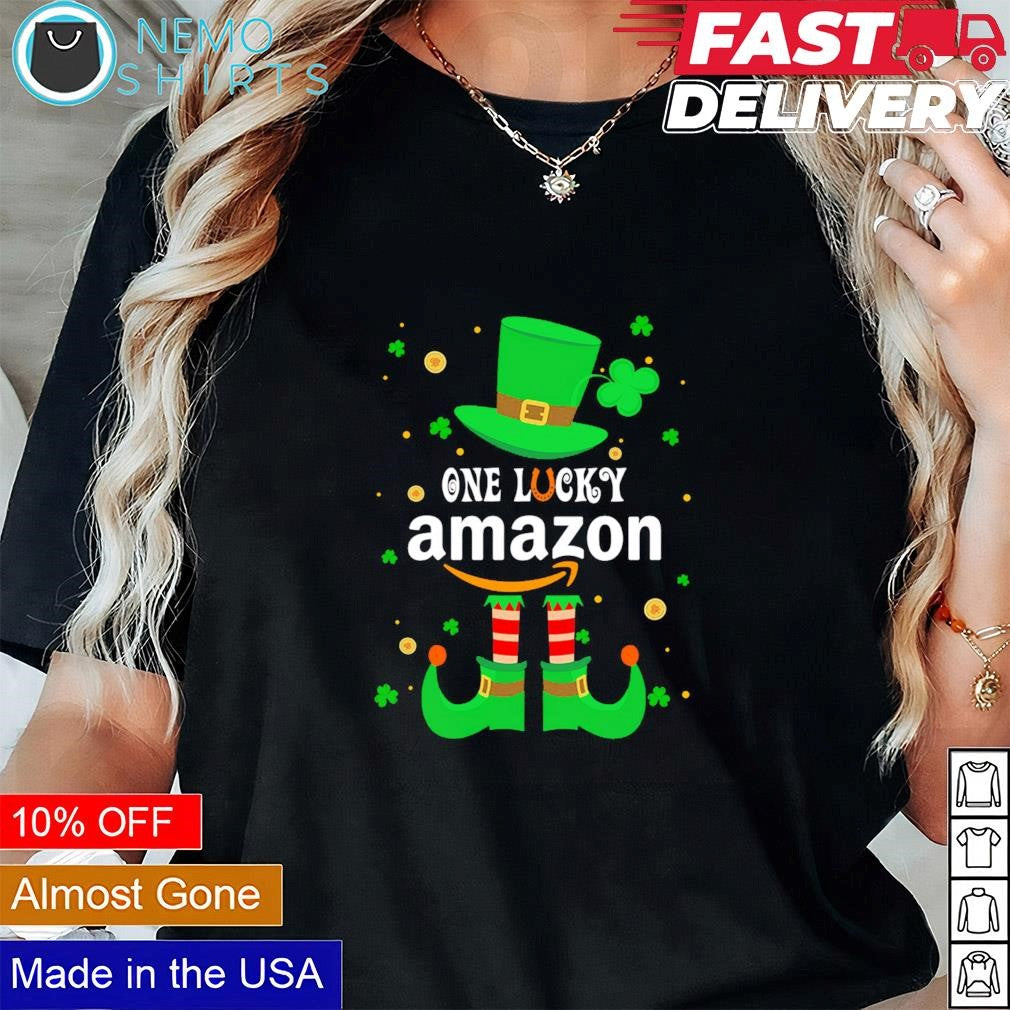 The Elf one lucky Amazon St. Patrick's day - Adult & Kids T-Shirts, Sweatshirts & Hoodies apparel design preview 1