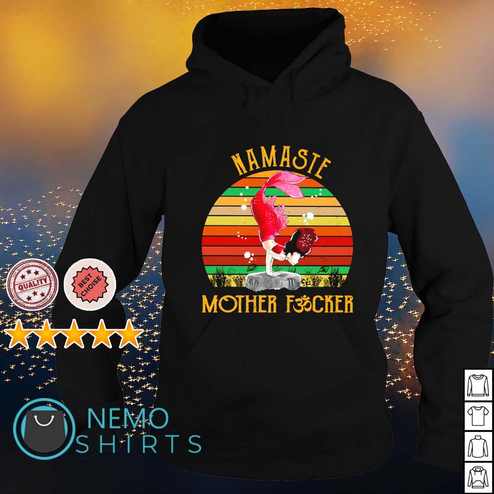 Mermaid namaste mother fucker vintage - Adult & Kids T-Shirts, Sweatshirts & Hoodies apparel design preview 2