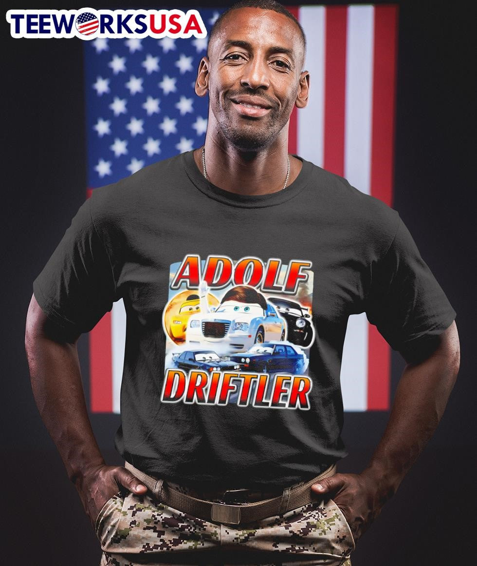 Cars Adolf Driftler - Adult & Kids T-Shirts, Sweatshirts & Hoodies apparel design preview 1