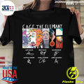 Cage The Elephant Signatures - Adult & Kids T-Shirts, Sweatshirts & Hoodies apparel design preview 1