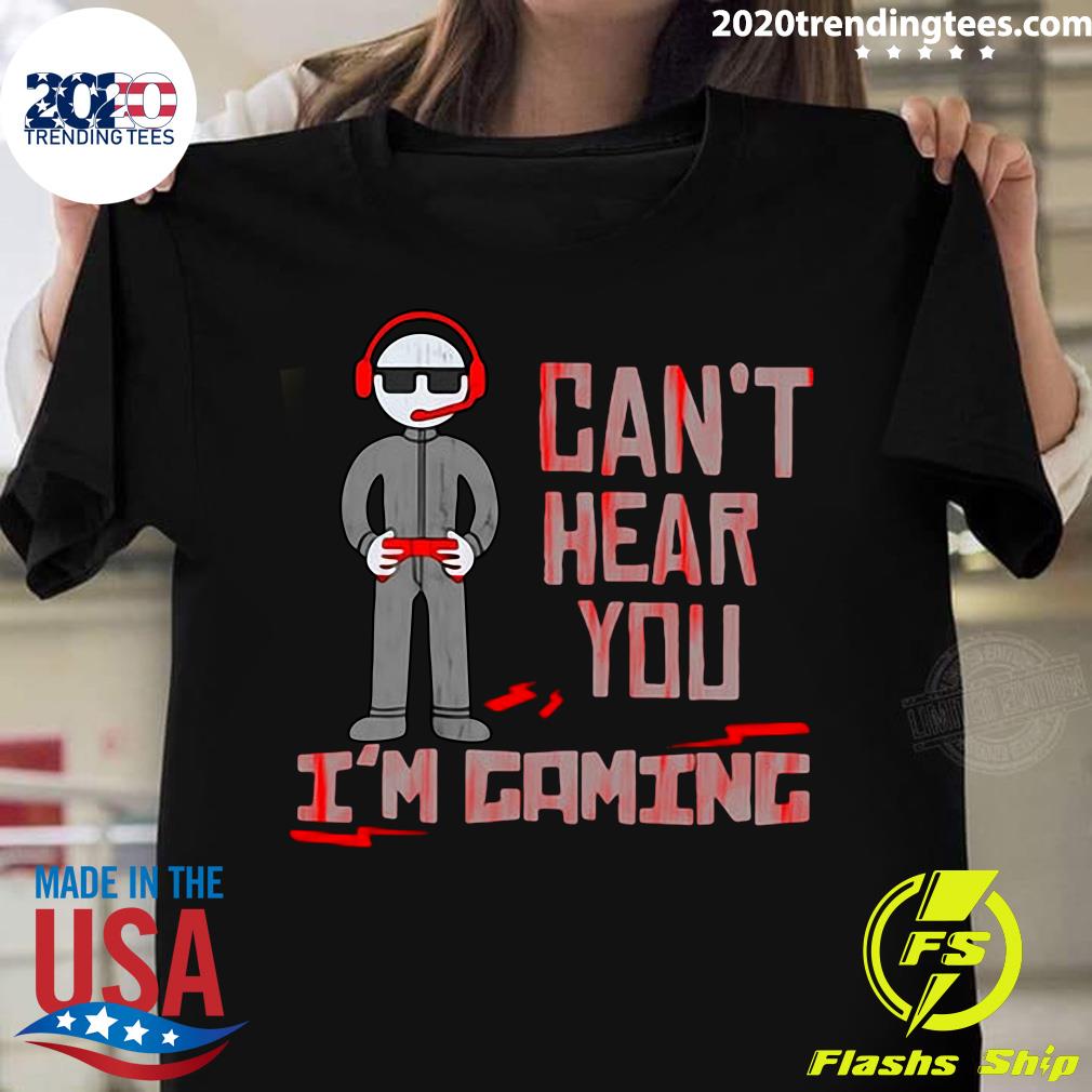Can't Hear You I'm Gaming - Adult & Kids T-Shirts, Sweatshirts & Hoodies apparel design preview 1