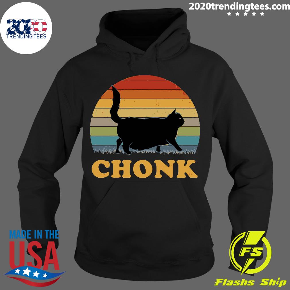 Cat Chonk Vintage Retro - Adult & Kids T-Shirts, Sweatshirts & Hoodies apparel design preview 2