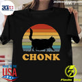 Cat Chonk Vintage Retro - Adult & Kids T-Shirts, Sweatshirts & Hoodies apparel design preview 1