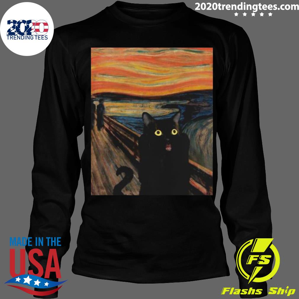 Cat Expressionism Painting - Adult & Kids T-Shirts, Sweatshirts & Hoodies apparel design preview 4