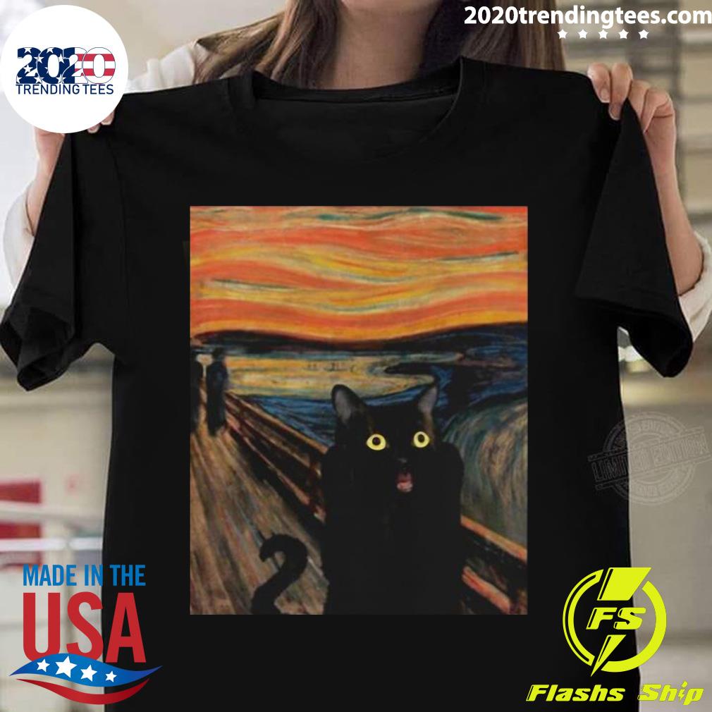 Cat Expressionism Painting - Adult & Kids T-Shirts, Sweatshirts & Hoodies apparel design preview 1