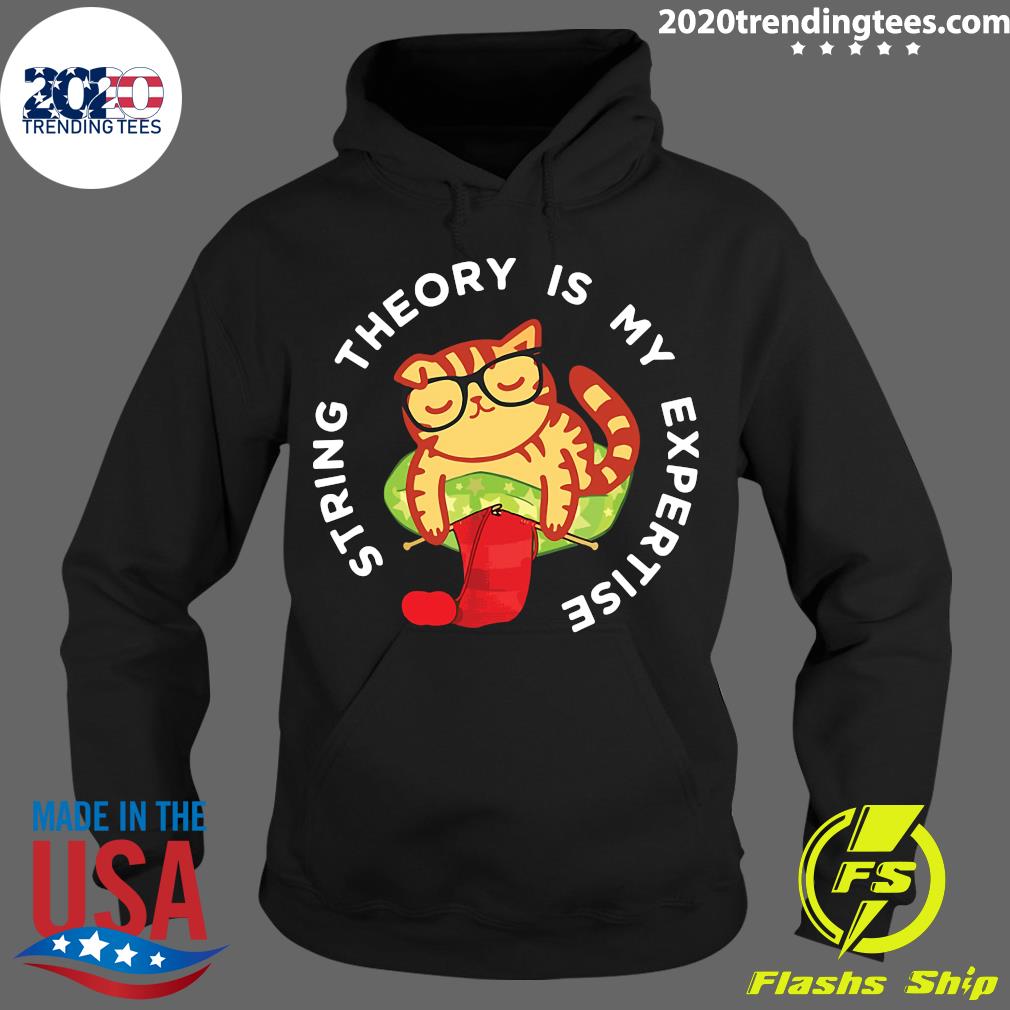 Cat Knitting String Theory Is My Expertise - Adult & Kids T-Shirts, Sweatshirts & Hoodies apparel design preview 2