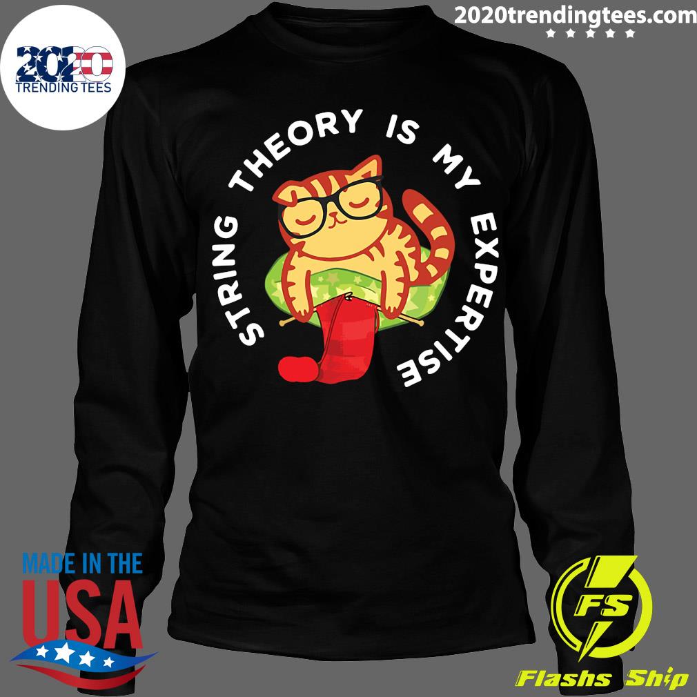 Cat Knitting String Theory Is My Expertise - Adult & Kids T-Shirts, Sweatshirts & Hoodies apparel design preview 4