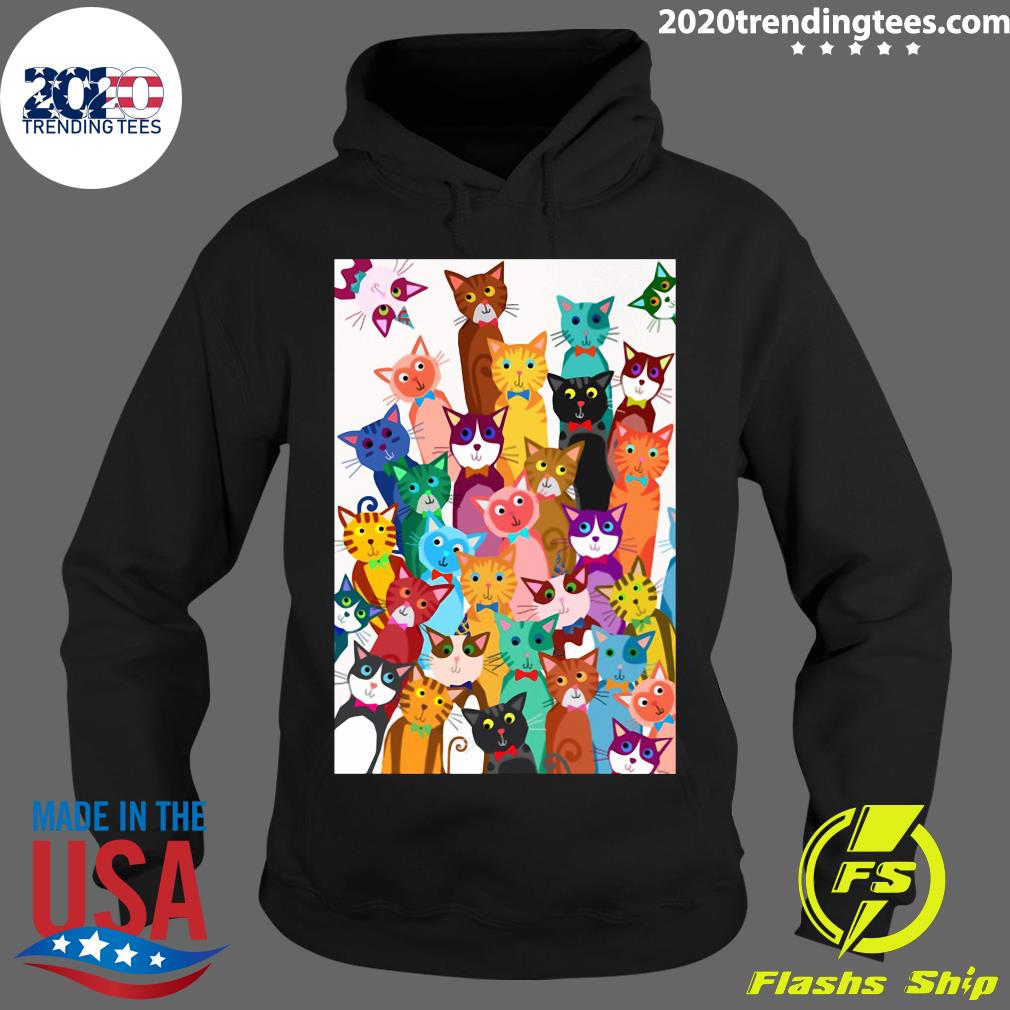 Cat Multi - Adult & Kids T-Shirts, Sweatshirts & Hoodies apparel design preview 2