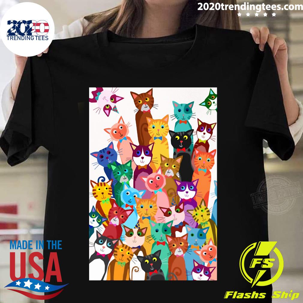 Cat Multi - Adult & Kids T-Shirts, Sweatshirts & Hoodies apparel design preview 1