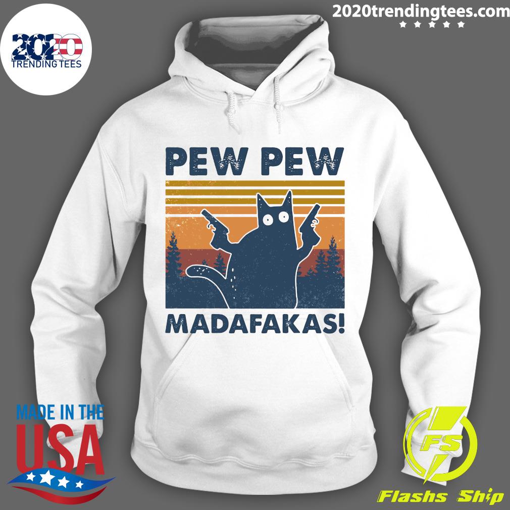 Cat Pew Madafakas - Adult & Kids T-Shirts, Sweatshirts & Hoodies apparel design preview 2