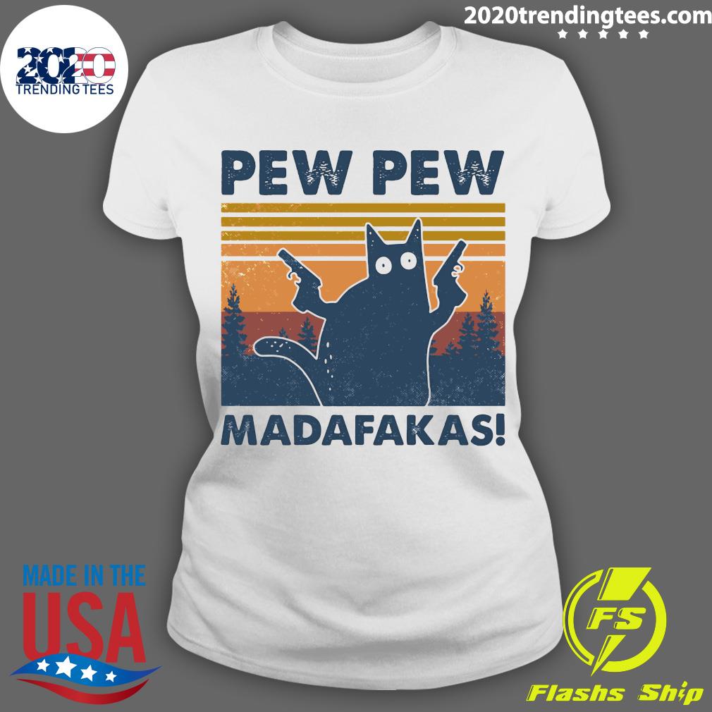 Cat Pew Madafakas - Adult & Kids T-Shirts, Sweatshirts & Hoodies apparel design preview 3